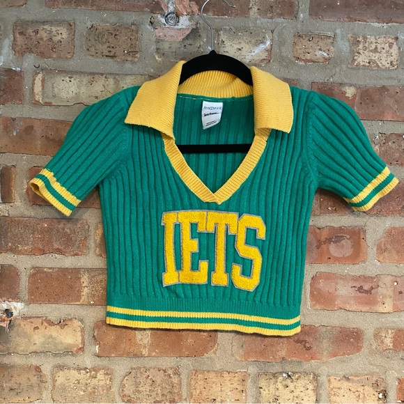 IETS FRANS ribbed collared varsity polo from Urban outfitters women’s size small - Picture 4 of 8